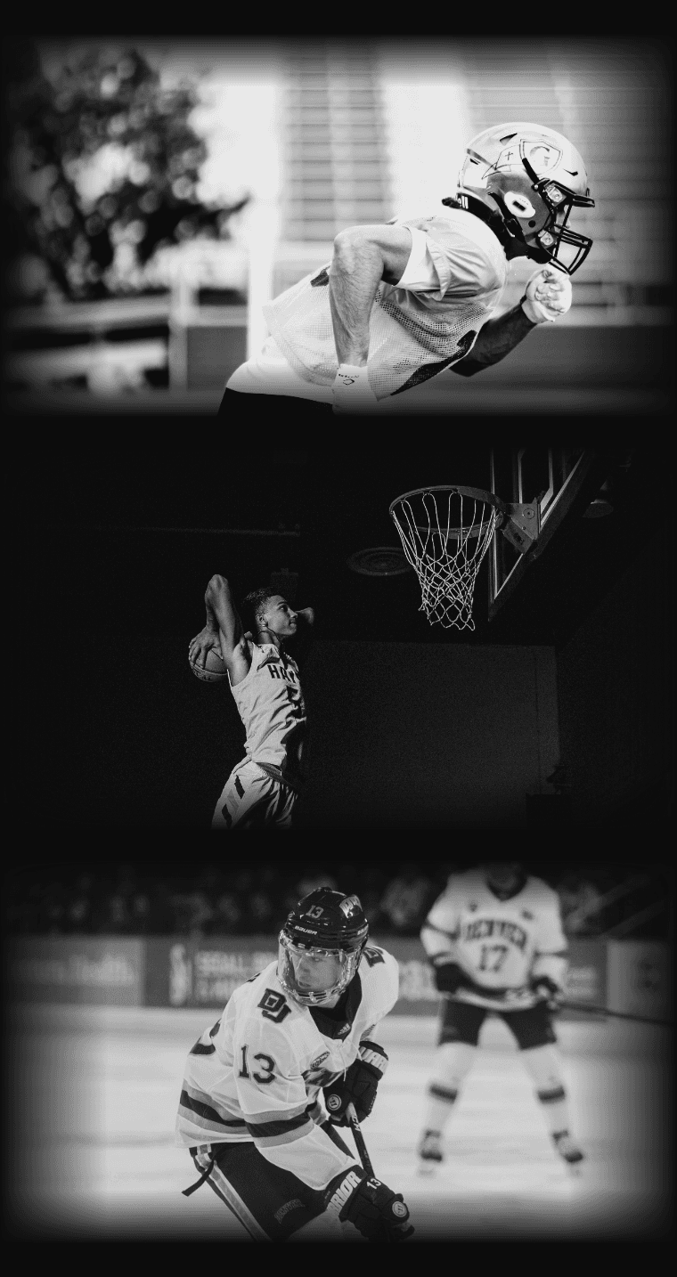 Student-athletes in action